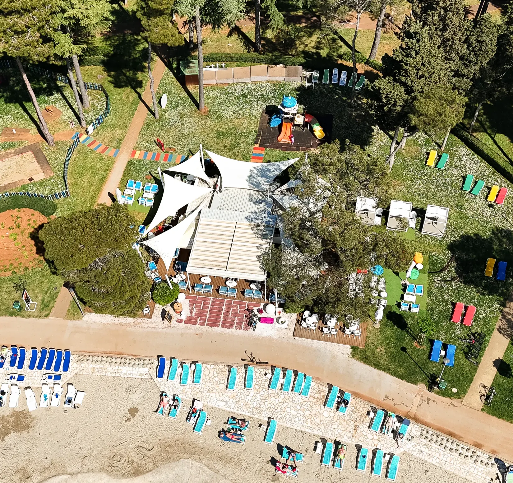 Pogled iz zraka na Playa Beach Bar